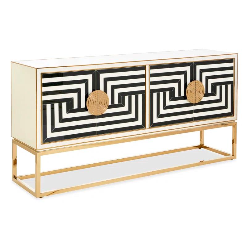 Op Art 64'' Sideboard