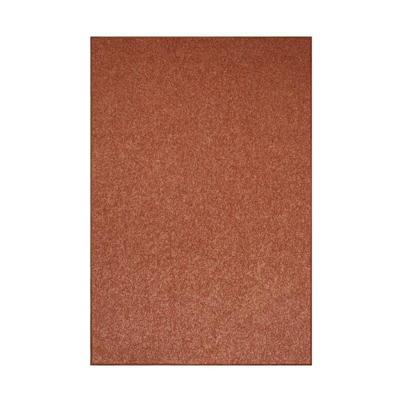 Furnish My Place Modern Plush Pet and Kids Friendly Solid Color Rust Area Rugs, Stain & Fade Resistance, Made in USA, Perfect for Living Room, Dining Room, Bedroom, Playroom and Kidsroom, Event, Wedding Rug