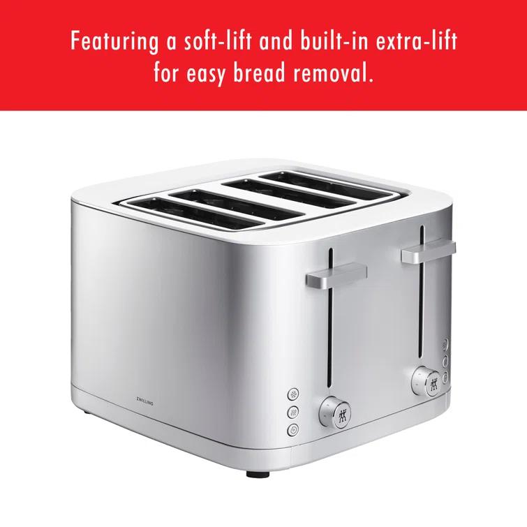 ZWILLING ® Enfinigy Silver 2-Slice Toaster