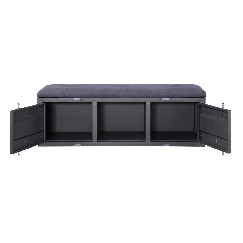 Acme Cargo Fabric Upholstered Storage Bench