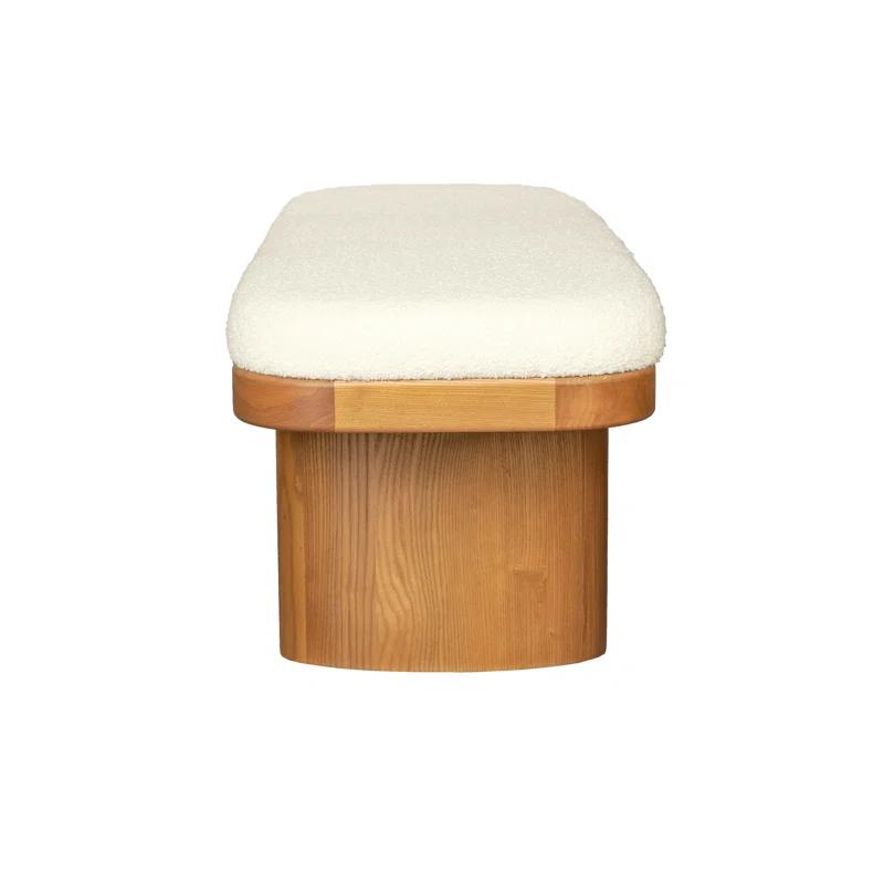 AllModern Hilarie 48" Boucle Bench & Reviews | AllModern