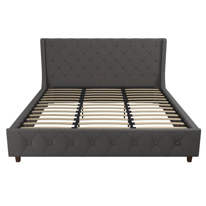 CosmoLiving by Cosmopolitan Mercer Tufted Upholstered Platform Bed