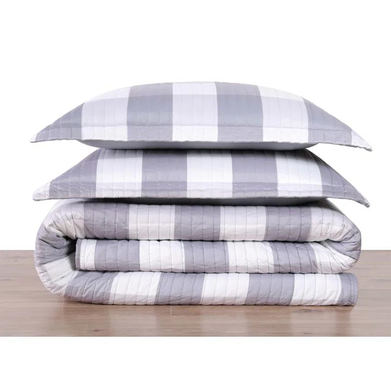Truly Soft Buffalo Plaid Farmhouse / Country Plaid Quilt Set