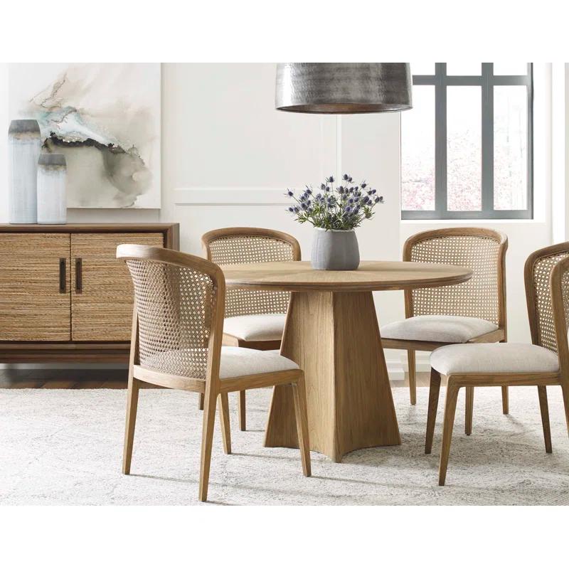Avalon Round Solid Wood Base Dining Table