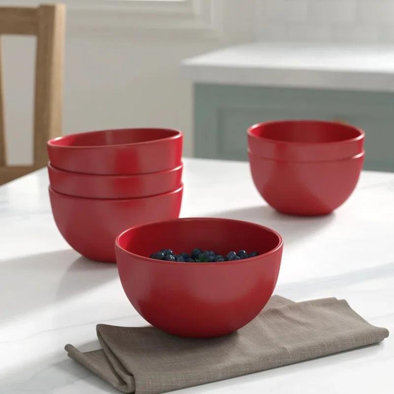 Ten Strawberry Street Wazee Matte 16 oz. Cereal Bowl (Set of 6)