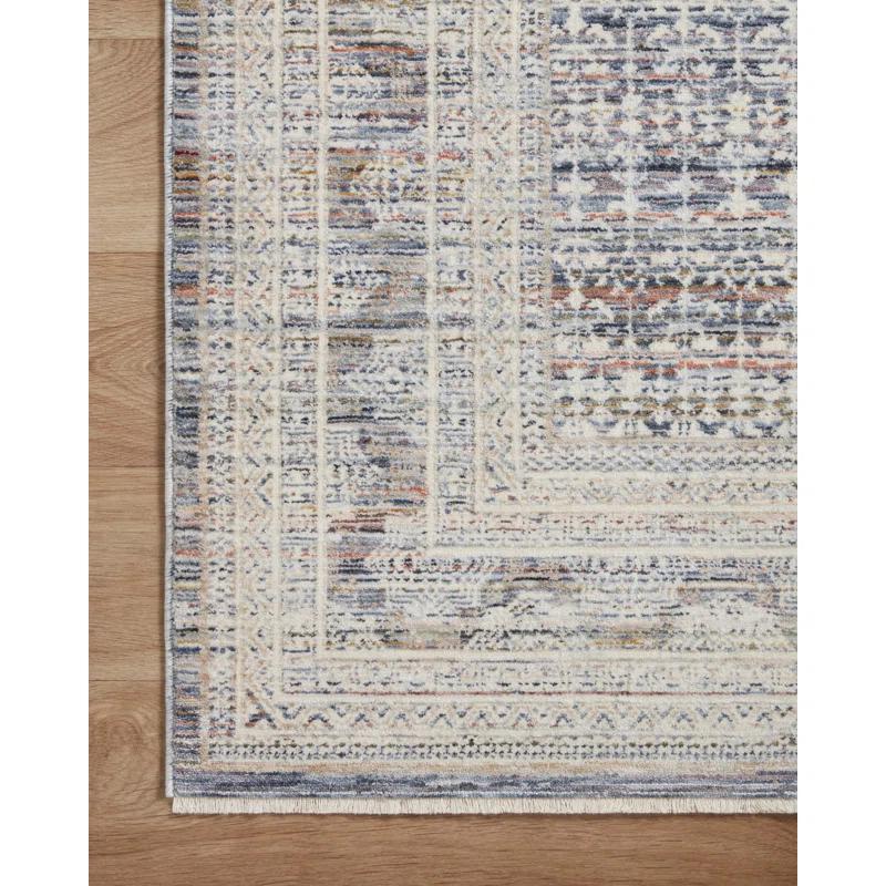 Zuma Rug by Amber Lewis x Loloi - Ocean and Multicolor / 2'7" x 12' Runner