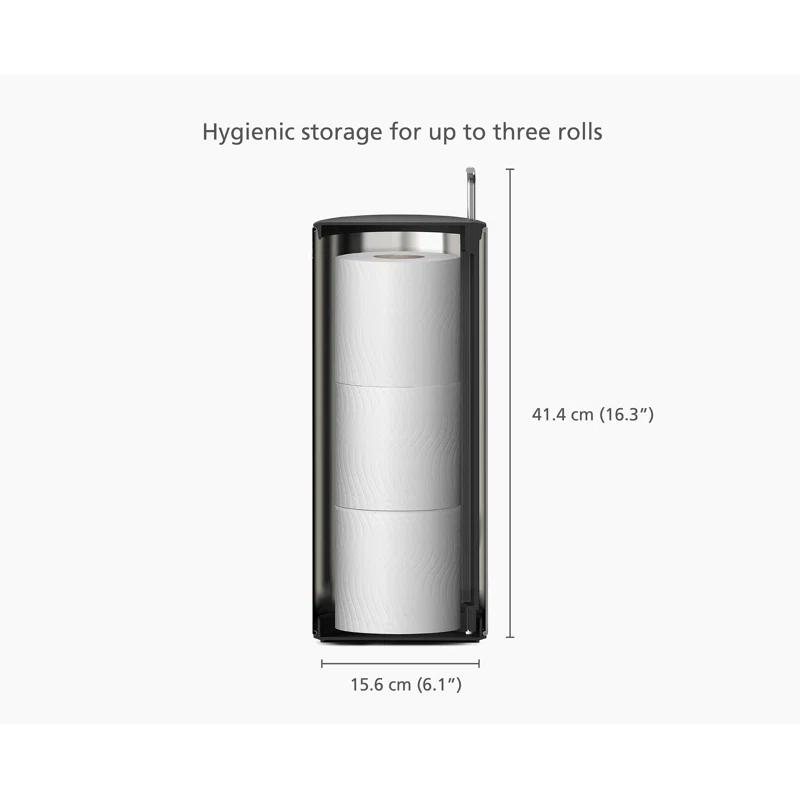 Joseph Joseph 70593 Joseph Joseph EasyStore Luxe Concealed Toilet Paper Holder