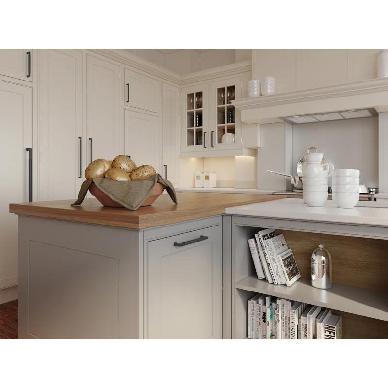 16" Dark Bronze Modern Cabinet Pull Bar