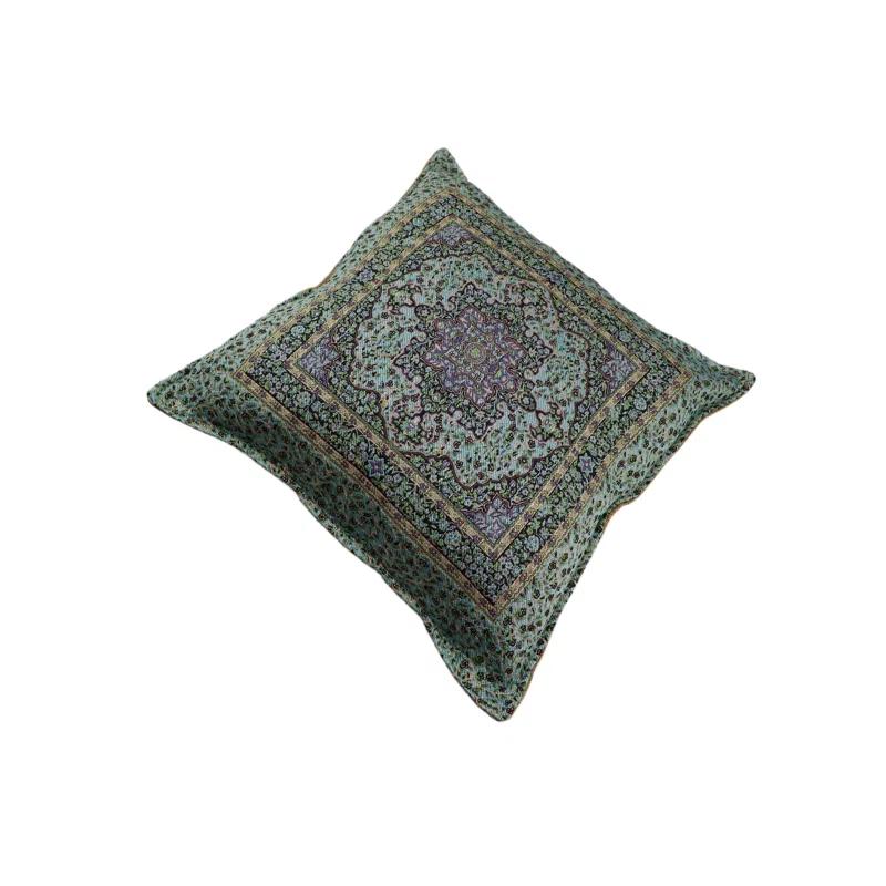 Arshs Fine Rugs Southwestern Pillows Tassels Chenille Reversible Throw Pillow