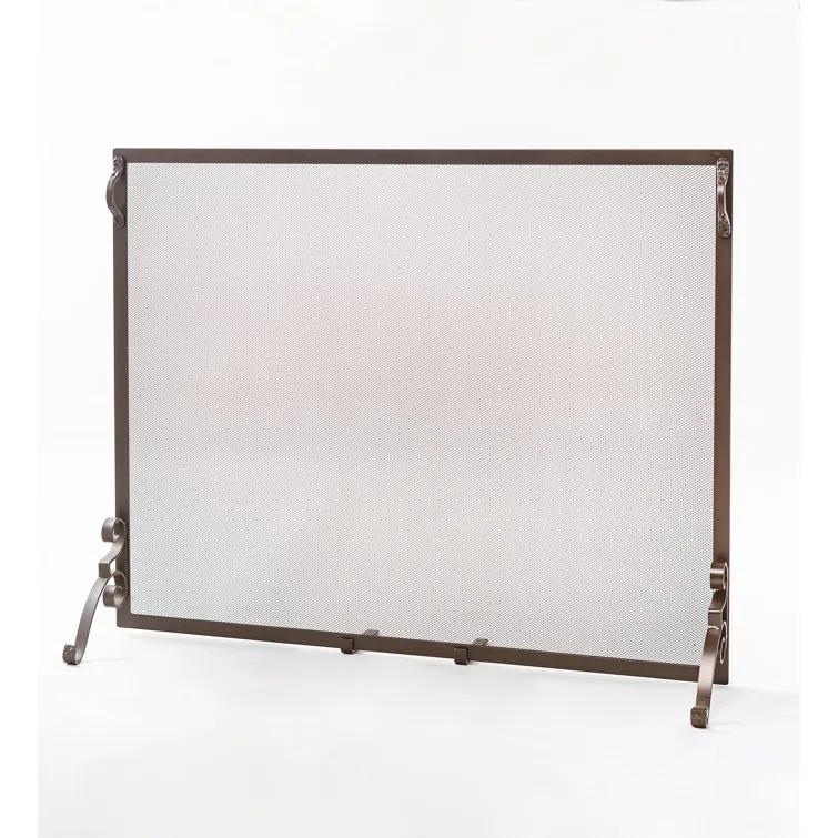Plow & Hearth Steel Fireplace Screen