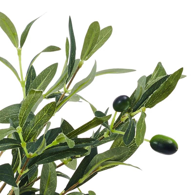 Elements Elements 21.5 in. Artificial Olive Tree Plant in Pot