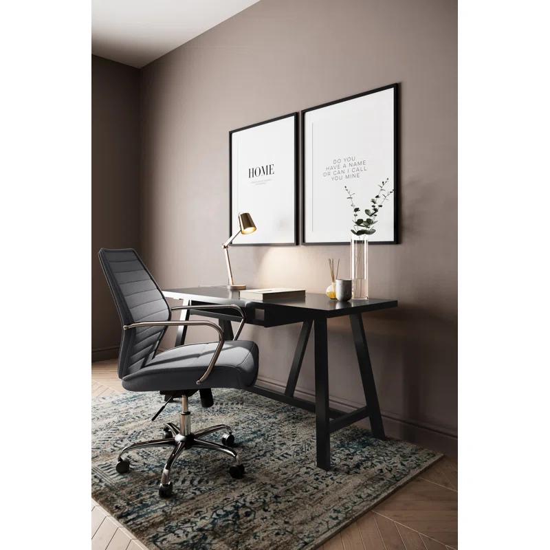 Simpli Home Dylan Solid Wood Writing Desk