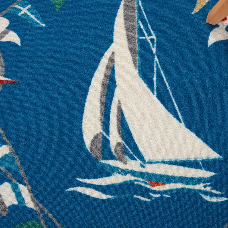 Waverly Navy Outdoor Area Rug