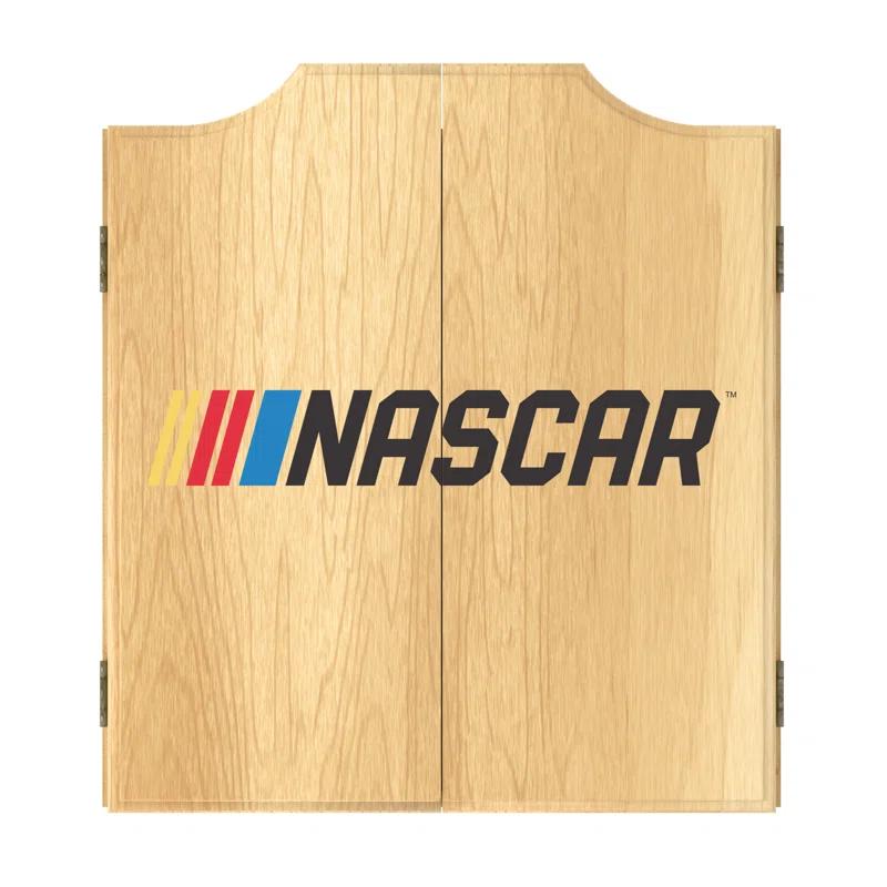 Trademark Global NASCAR Trademark Global Bristle Dartboard And Cabinet Set (Darts Included)