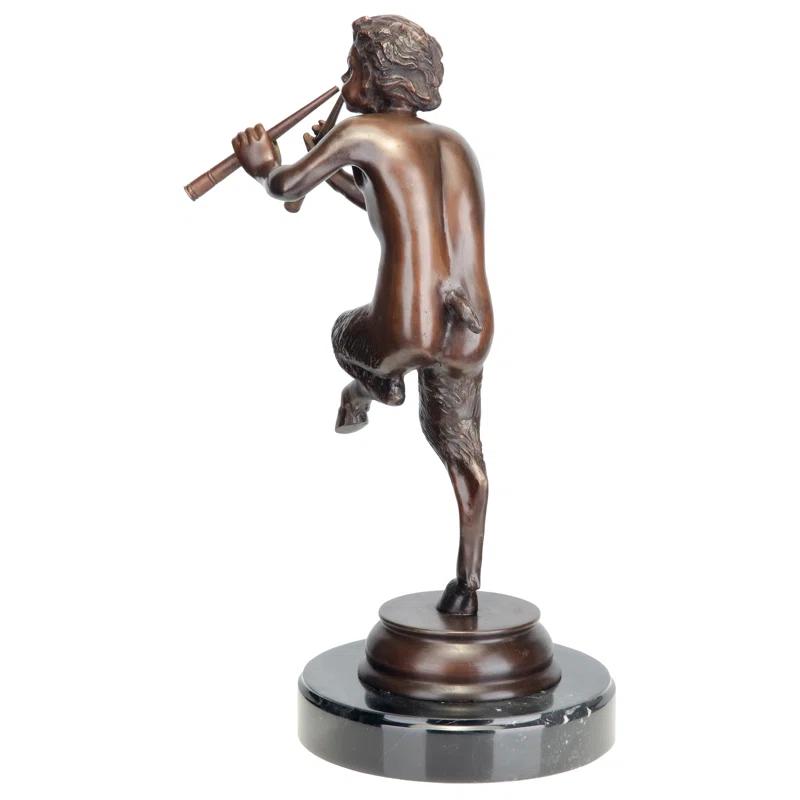 Design Toscano Pan, Greek God of the Forest Bronze Statue