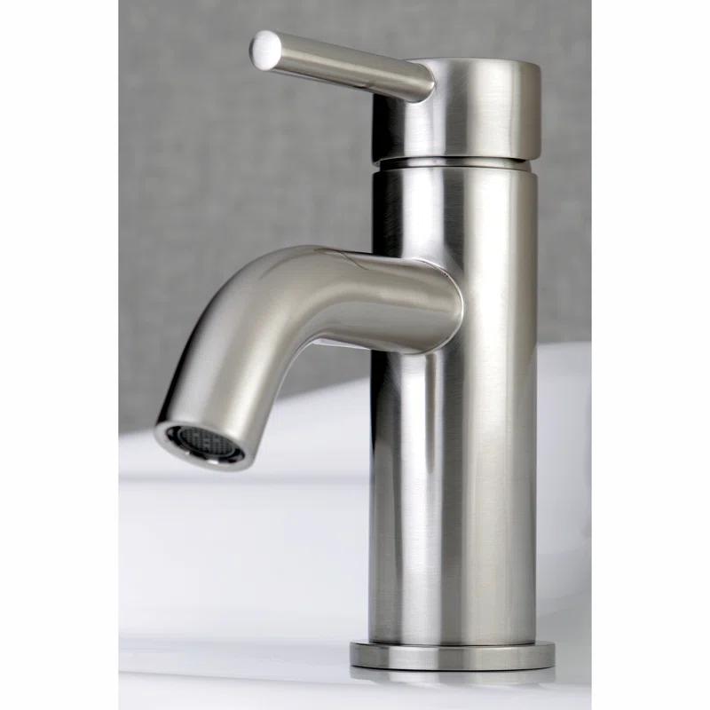 Kingston Brass Concord Single-Handle 1-Hole Deck Mount Bathroom Faucet with Push Pop-Up