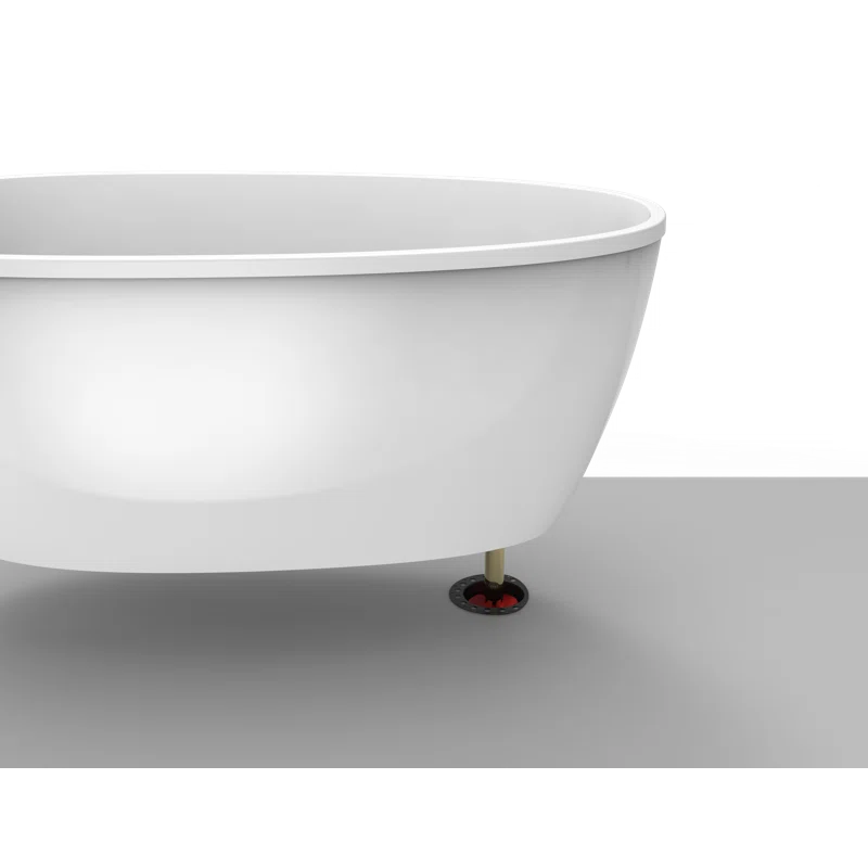 JACUZZI® SRF6732BUXXXXG Stretto 67" x 32" Freestanding Soaking Acrylic Bathtub