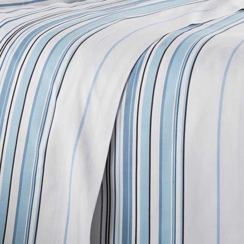 SouthShore Fine Linens Coastal Stripes Collection Striped Microfiber Sheet Set