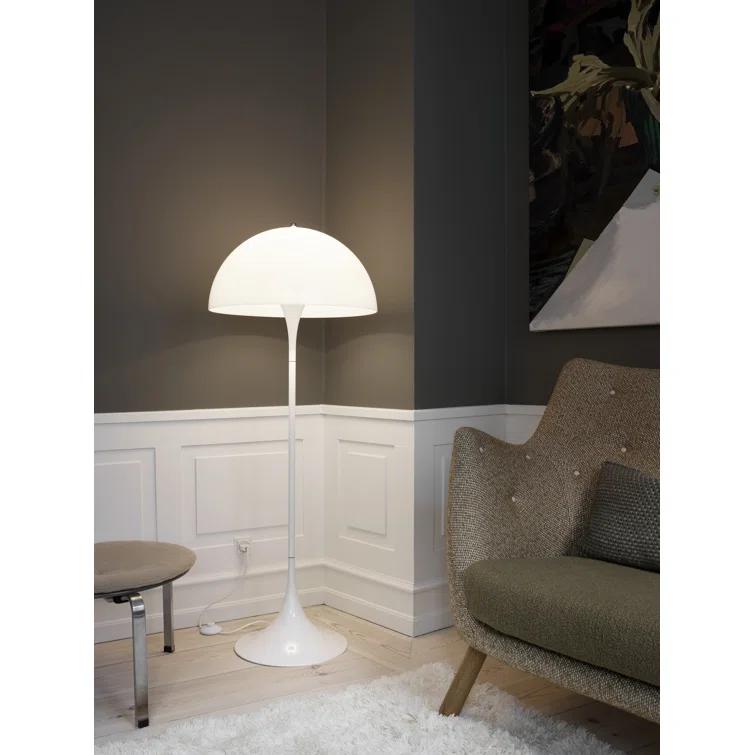 Panthella White Opal Acrylic Floor Lamp