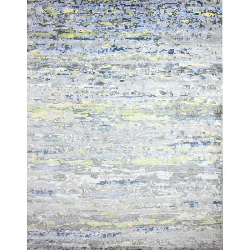 Bashian Rugs Cascade Performance Viscose Abstract Rug
