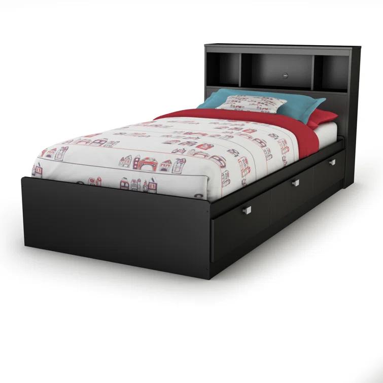 South Shore Spark Twin Drawers Sleigh Bed