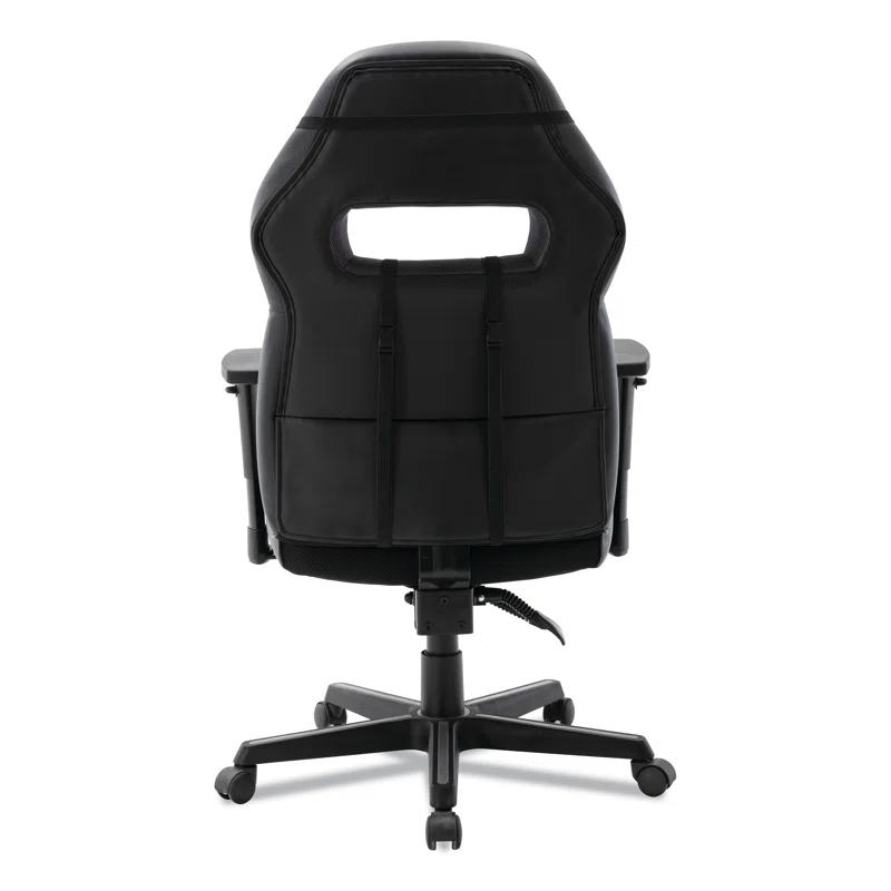 Inbox Zero Inbox Zero Adjustable Reclining Ergonomic Faux Leather Swiveling PC & Racing Game Chair