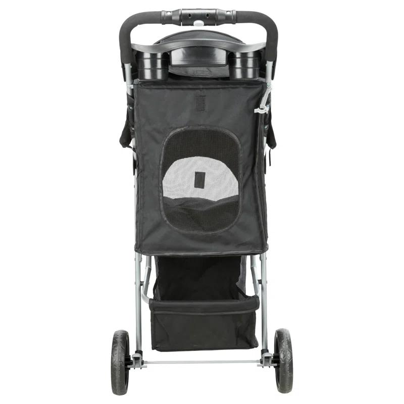TRIXIE TRIXIE Dog Stroller for Small Dogs and Cats, Lightweight and Compact Pet Stroller