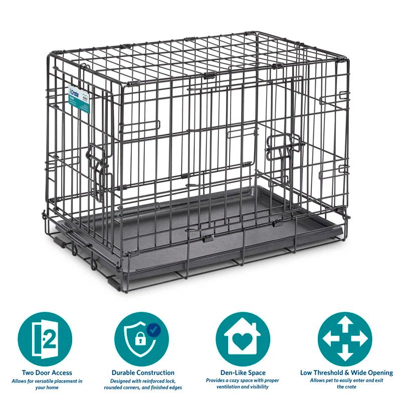 MidWest Homes for Pets Double Door iCrate