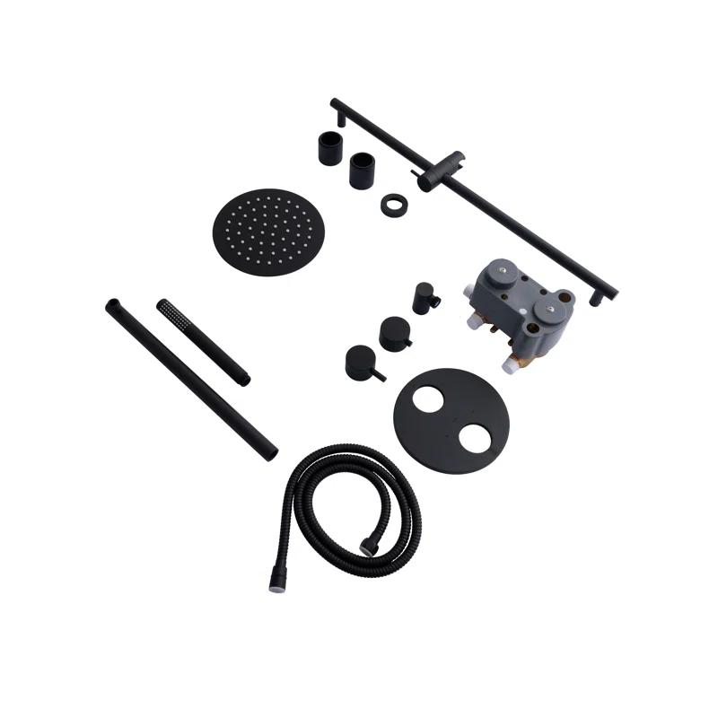 ZLINE EMBY-SHS-T2-MB ZLINE Autograph Edition Emerald Bay Thermostatic Shower System