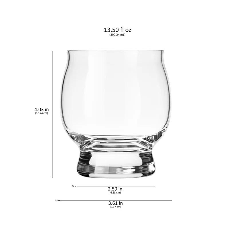 Libbey Libbey Signature-Stratford Kentucky Bourbon Trail Whiskey Cocktail Glass, 13.5-Ounce, Set Of 4 (Set of 4)