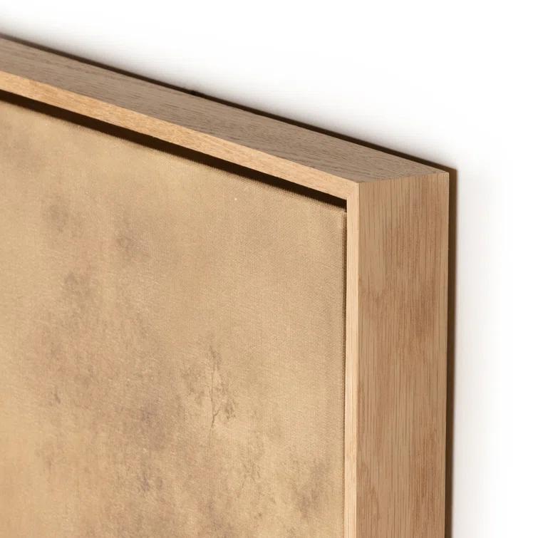 Atmospheric Graphic Art Print on Canvas with Solid Wood Floater Frame