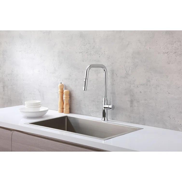 Elegant Lighting Noor Pull Down Kitchen Faucet