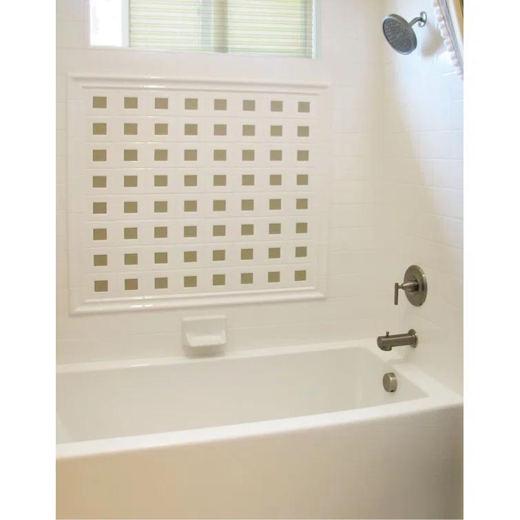 Hydro Systems Designer Sydney 60" x 30" Alcove Soaking Acrylic Bathtub SYD6030ATO-WHI-RH