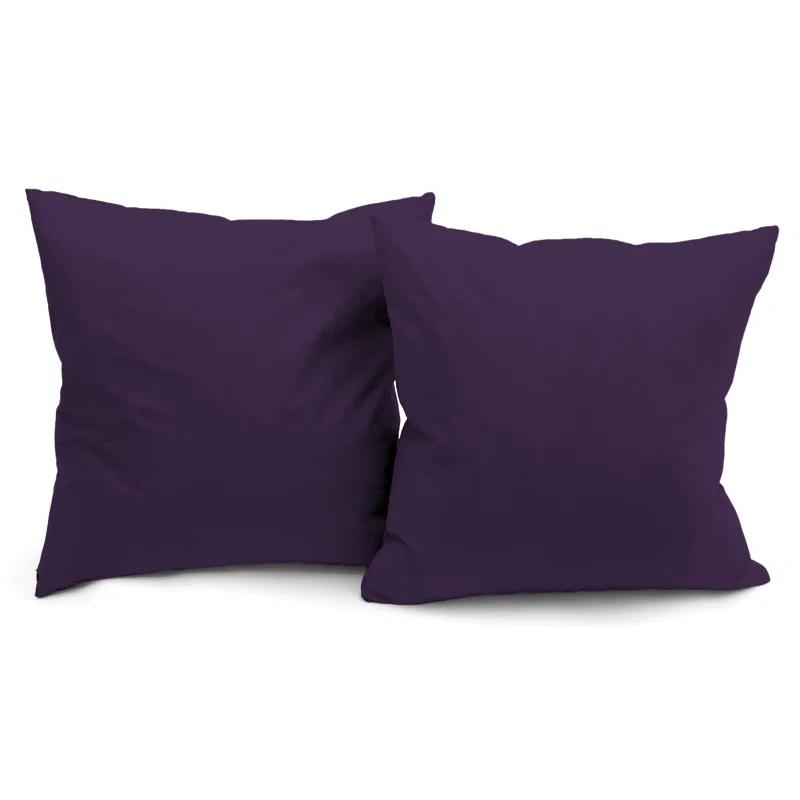 Deluxe Comfort Microsuede Throw Pillow (Set of 2)