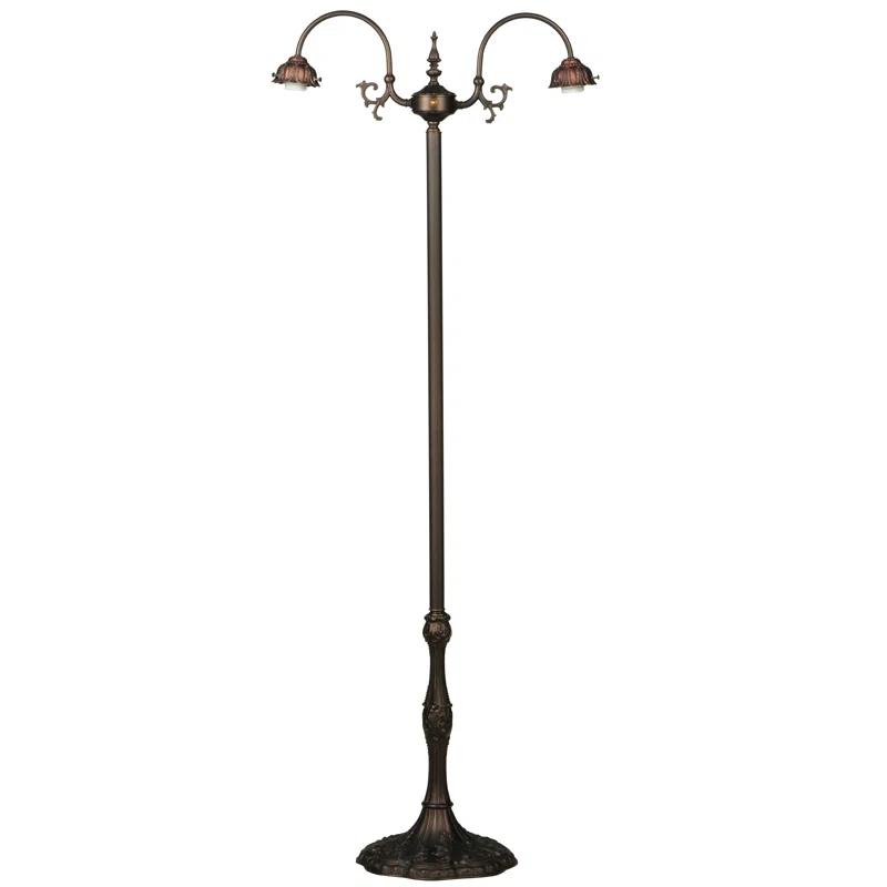 Meyda Lighting Capri 56.5'' Mahogany Bronze Tree Floor Lamp