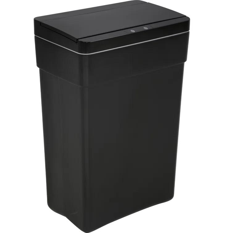 FDW Plastic Motion Sensor Kitchen Trash Can - 13 Gallons
