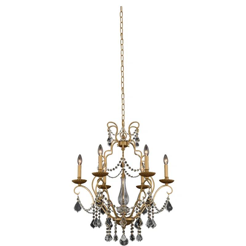 Allegri by Kalco Lighting Elise 6 - Light Dimmable Classic / Traditional Chandelier
