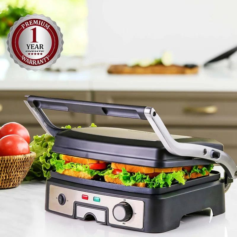 Ovente OVENTE Electric Panini Press Grill
