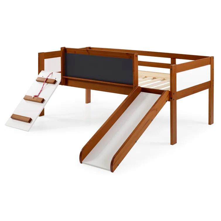 Twin Solid Wood Platform Loft Bed by Donco Kids