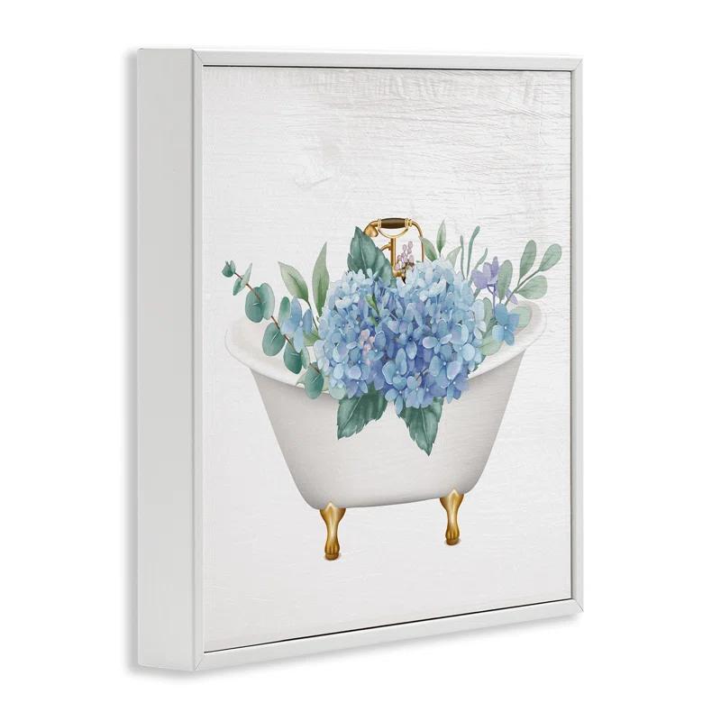 Stupell Industries " Chic Bathtub Hydrangea Blossoms " by Lil' Rue