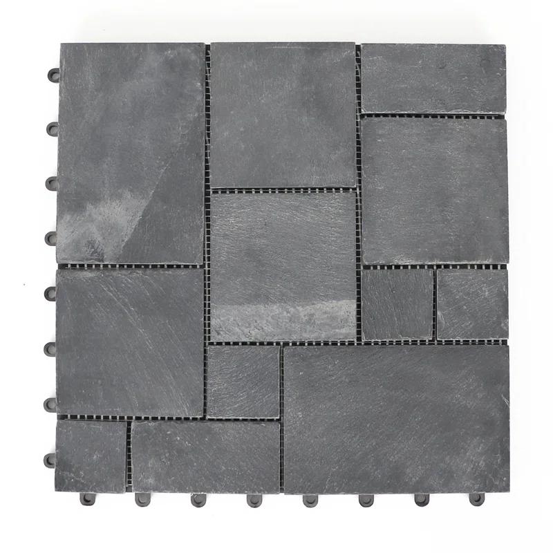 3rd Street Inn Black Slate Stone Tile