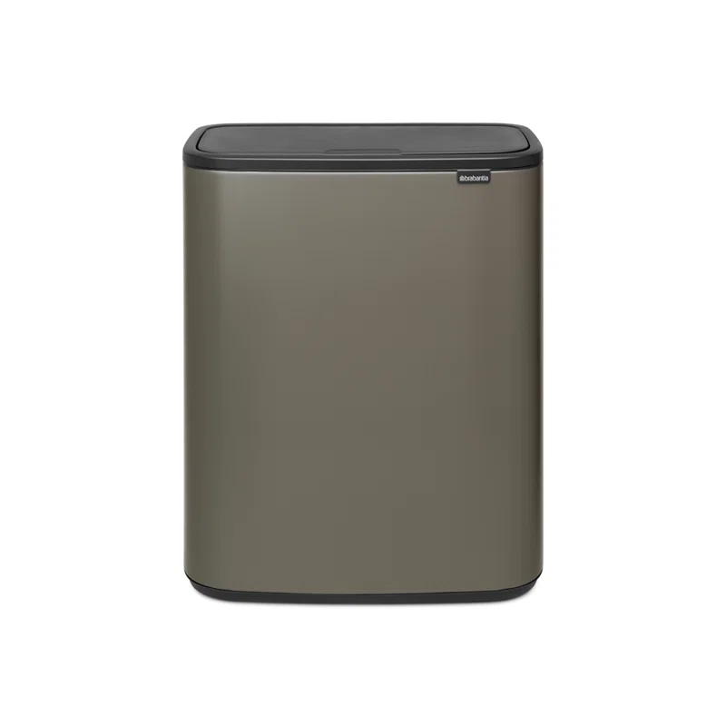 Brabantia Bo Touch Top Trash Can, 16 Gallon