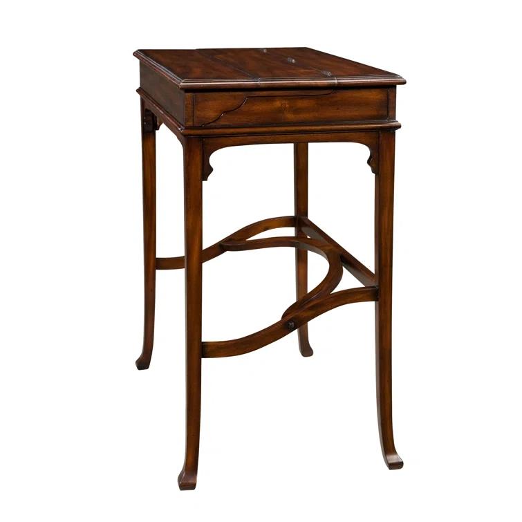 Theodore Alexander Campaign Solid Wood Secretary Desk