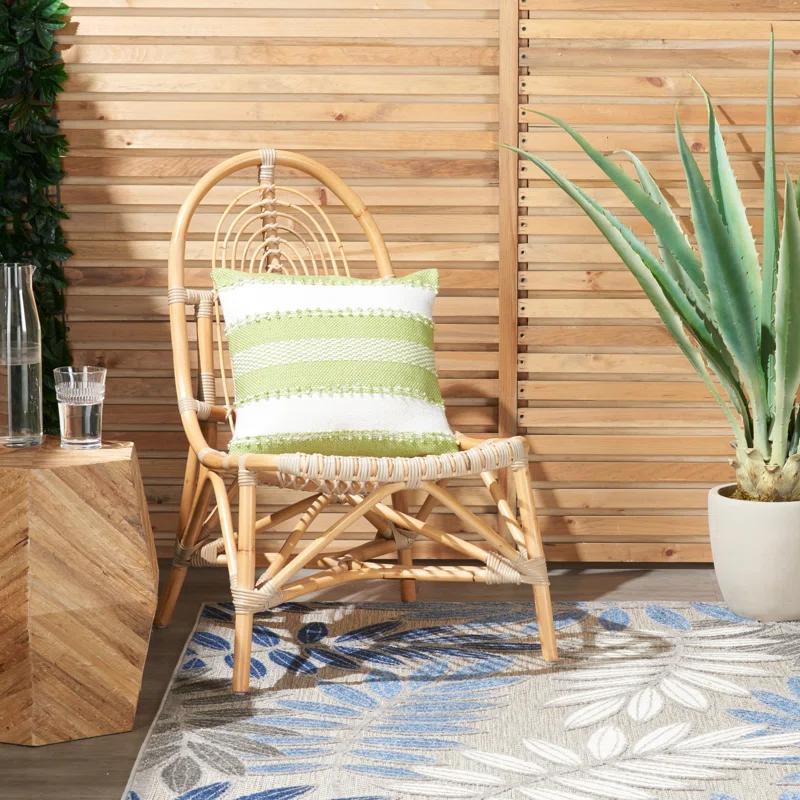 Mina Victory Striped Throw Pillow