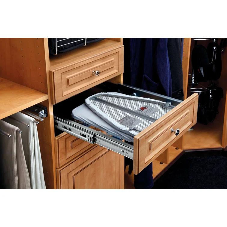 Rev-A-Shelf Rev-A-Shelf Retractable Pull Out Stowaway Closet Ironing Board, Gray