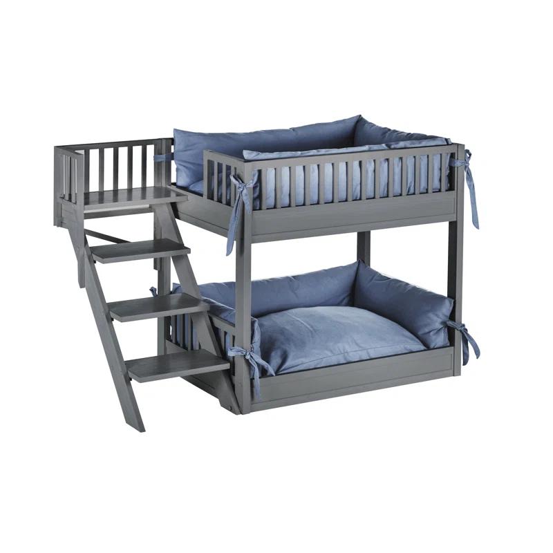 New Age Pet ECOFLEX Dog Bunk Bed with Removable Cushions