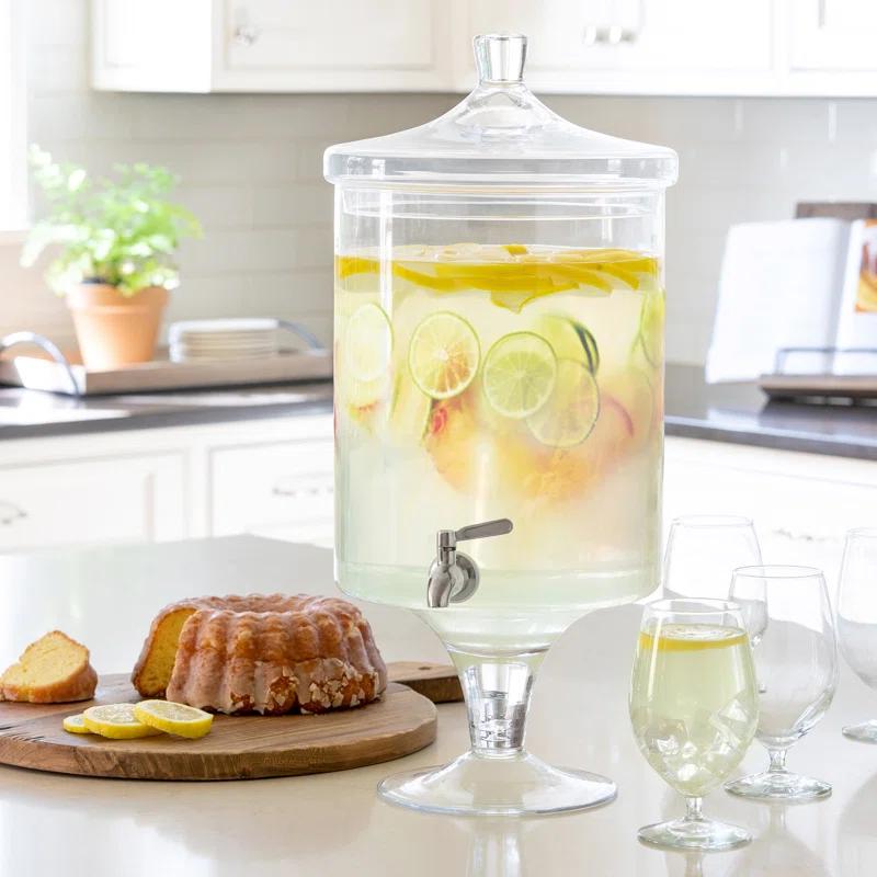 Sleek Crystal 12 oz. Beverage Dispenser