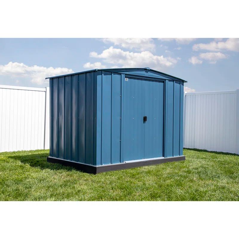Arrow 8 ft. W x 6 ft. D Galvanized Steel Storage Shed