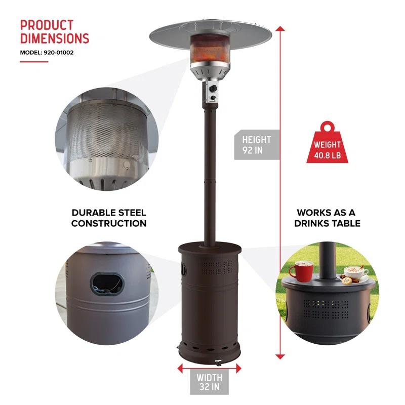 Nexgrill Nexgrill Sundara 92" Propane Patio Heater