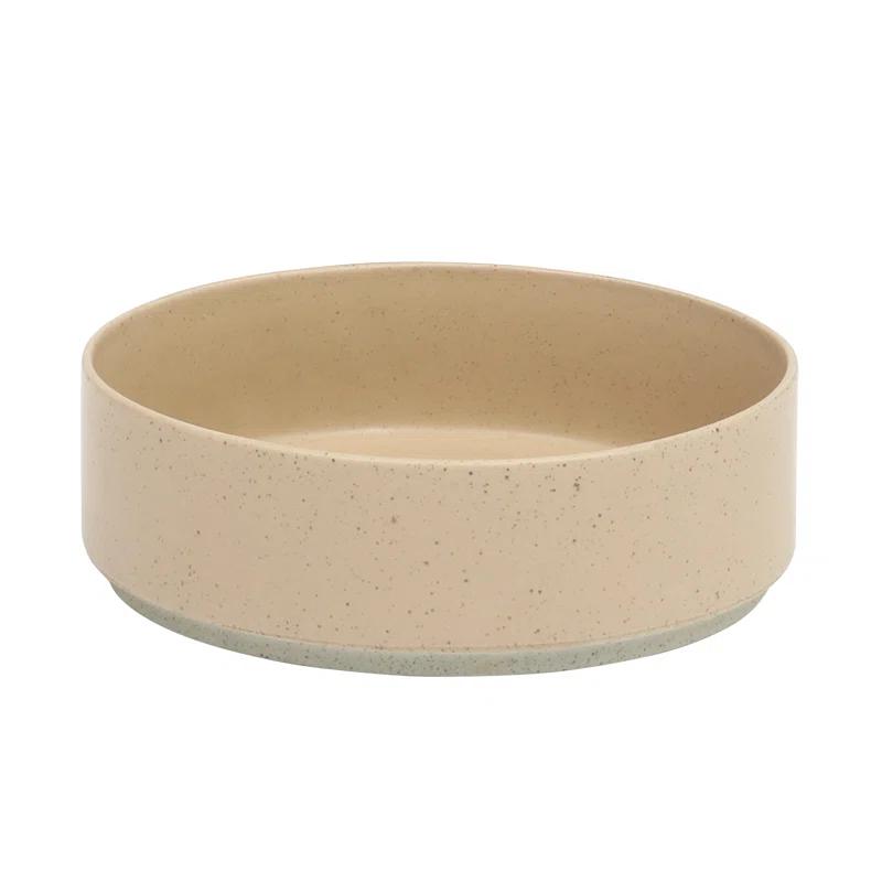 Gibson Elite Gibson Elite Tatum Premium Porcelain Matte Reactive Glaze 16 Piece (Service for 4) Plates and Bolws Stackable Dishes Ceramic Dinnerware